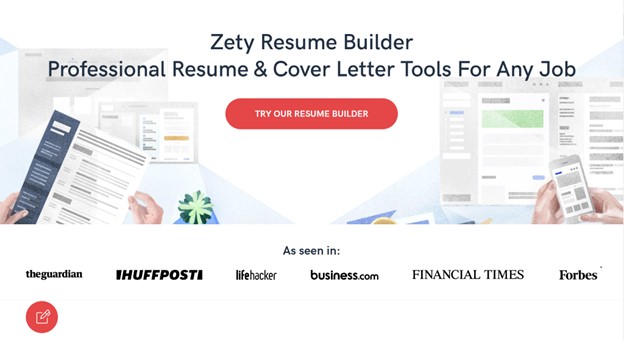 Zety Resume Builder.